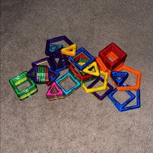 Colorful Magnetic Building Blocks Set